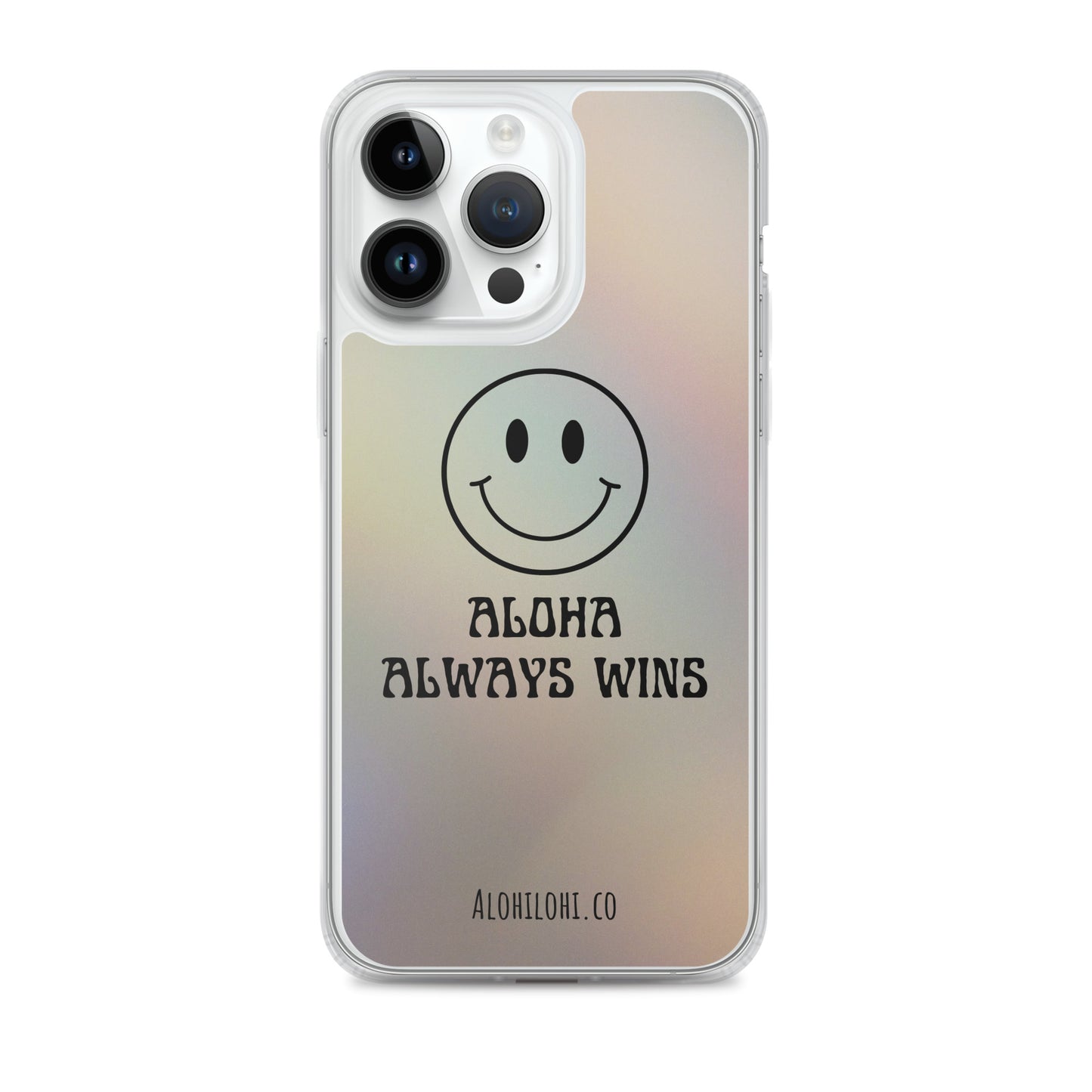 Aloha Always Wins (12) - Clear iPhone Case