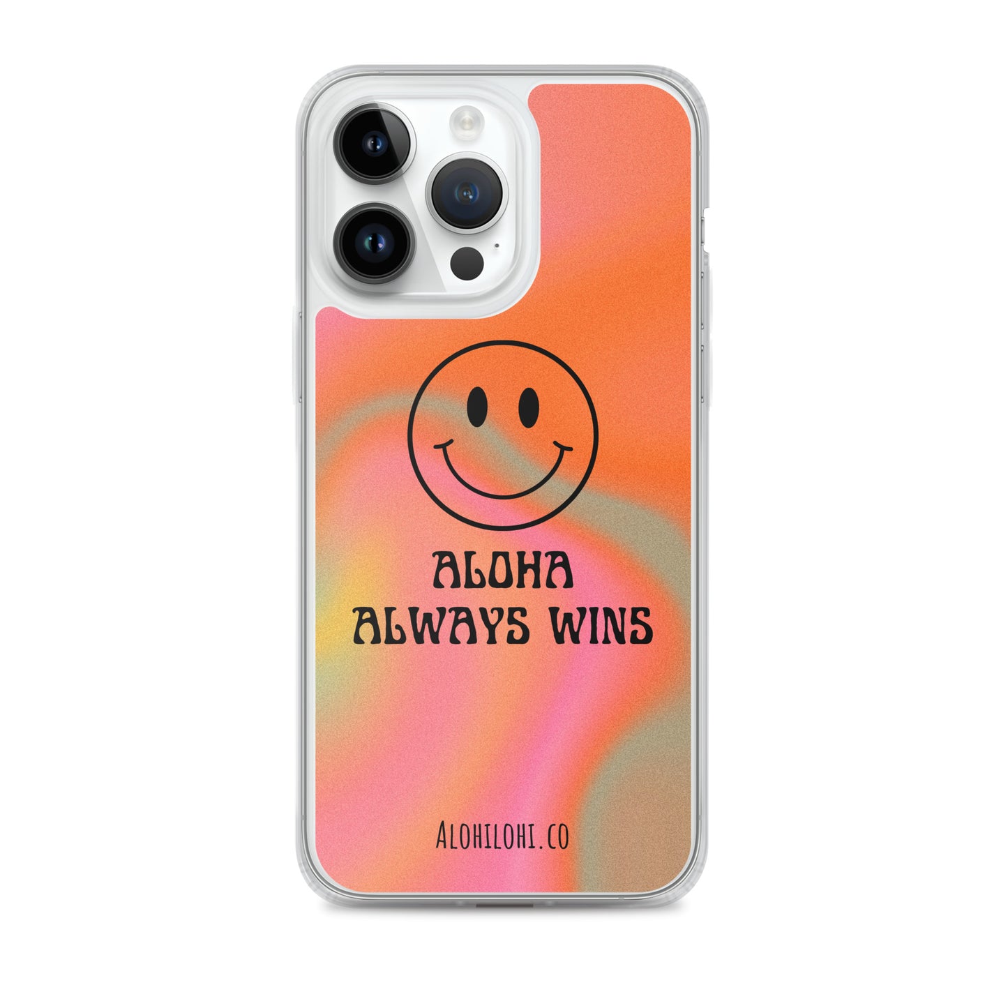 Aloha Always Wins (13) - Clear iPhone Case