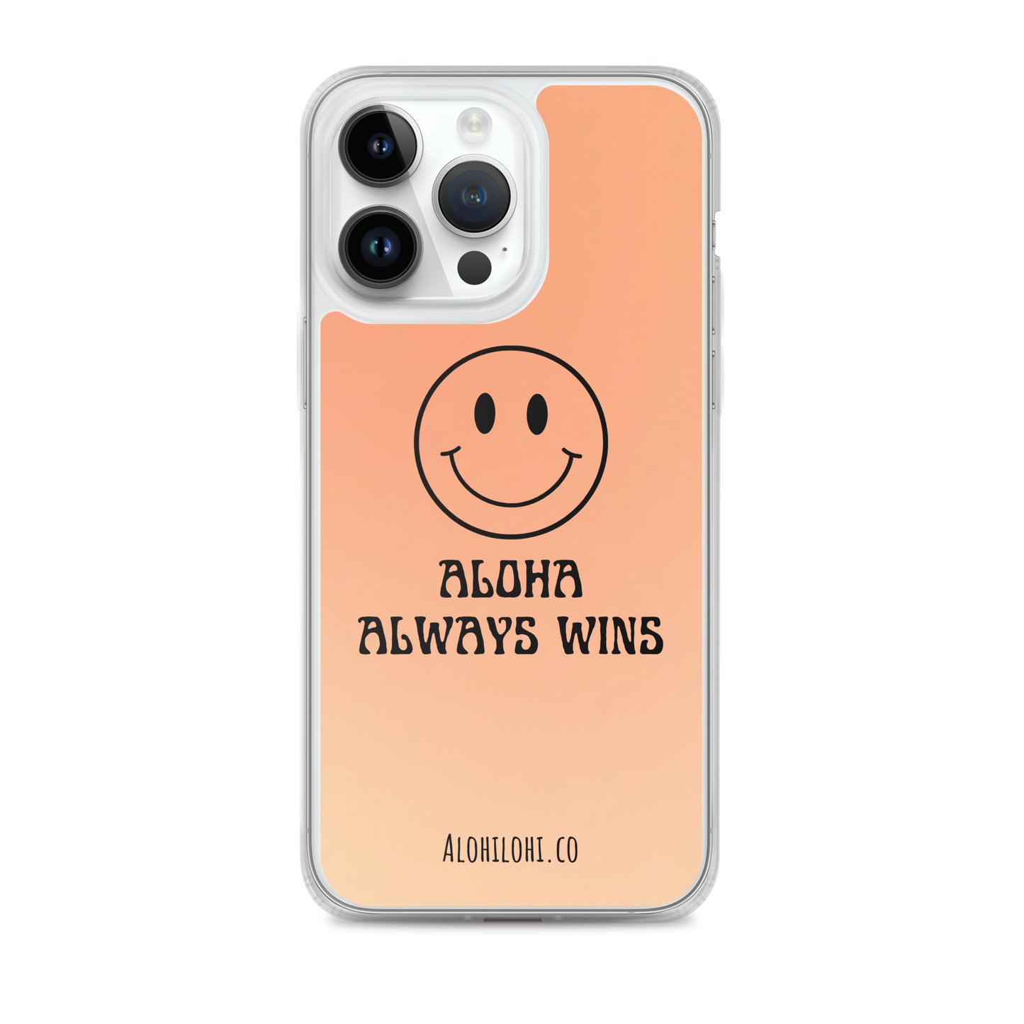 Aloha Always Wins (14) - Clear iPhone Case