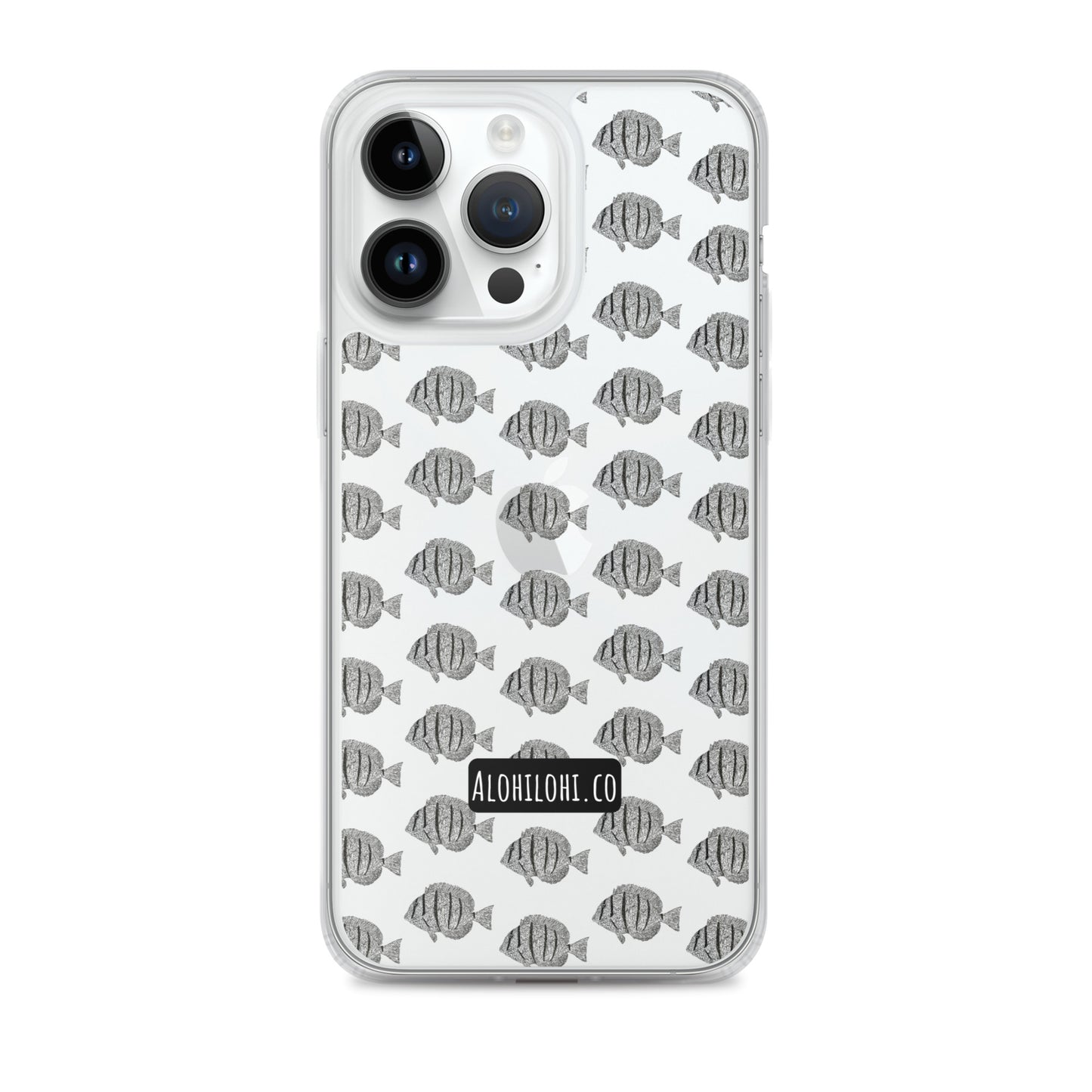 Manini (B&W) (s) - Clear iPhone Case