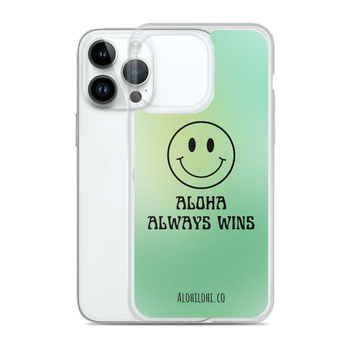 Aloha Always Wins (1) - Clear iPhone Case