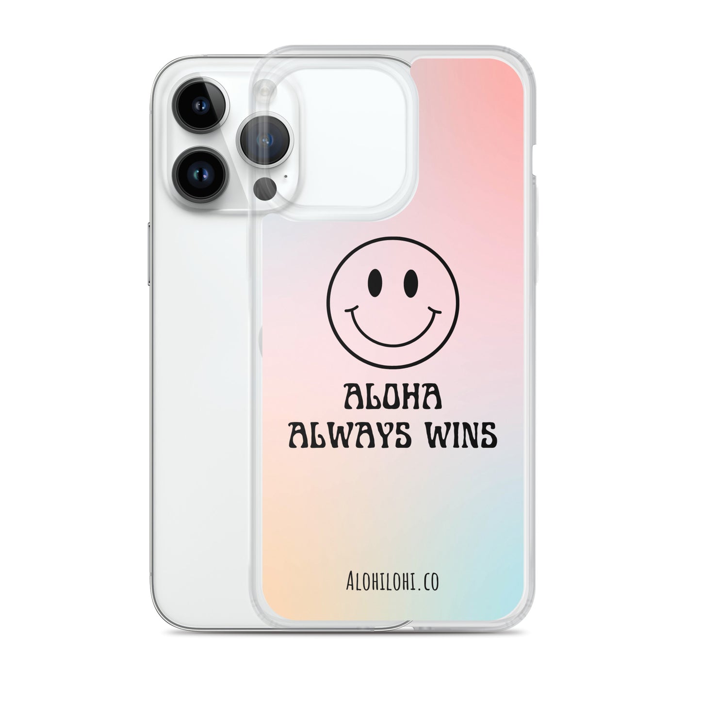 Aloha Always Wins (4) - Clear iPhone Case