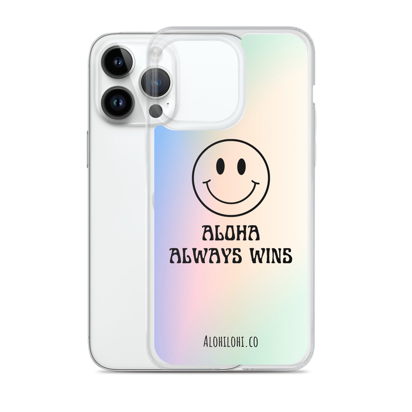 Aloha Always Wins (5) - Clear iPhone Case