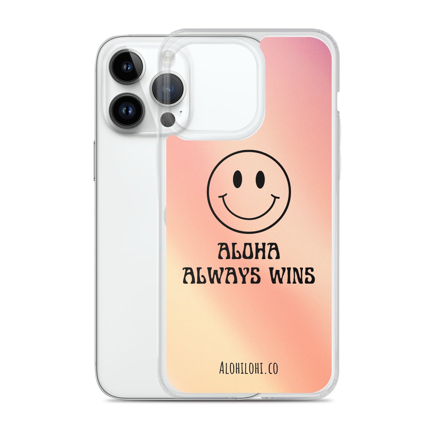 Aloha Always Wins (8) - Clear iPhone Case