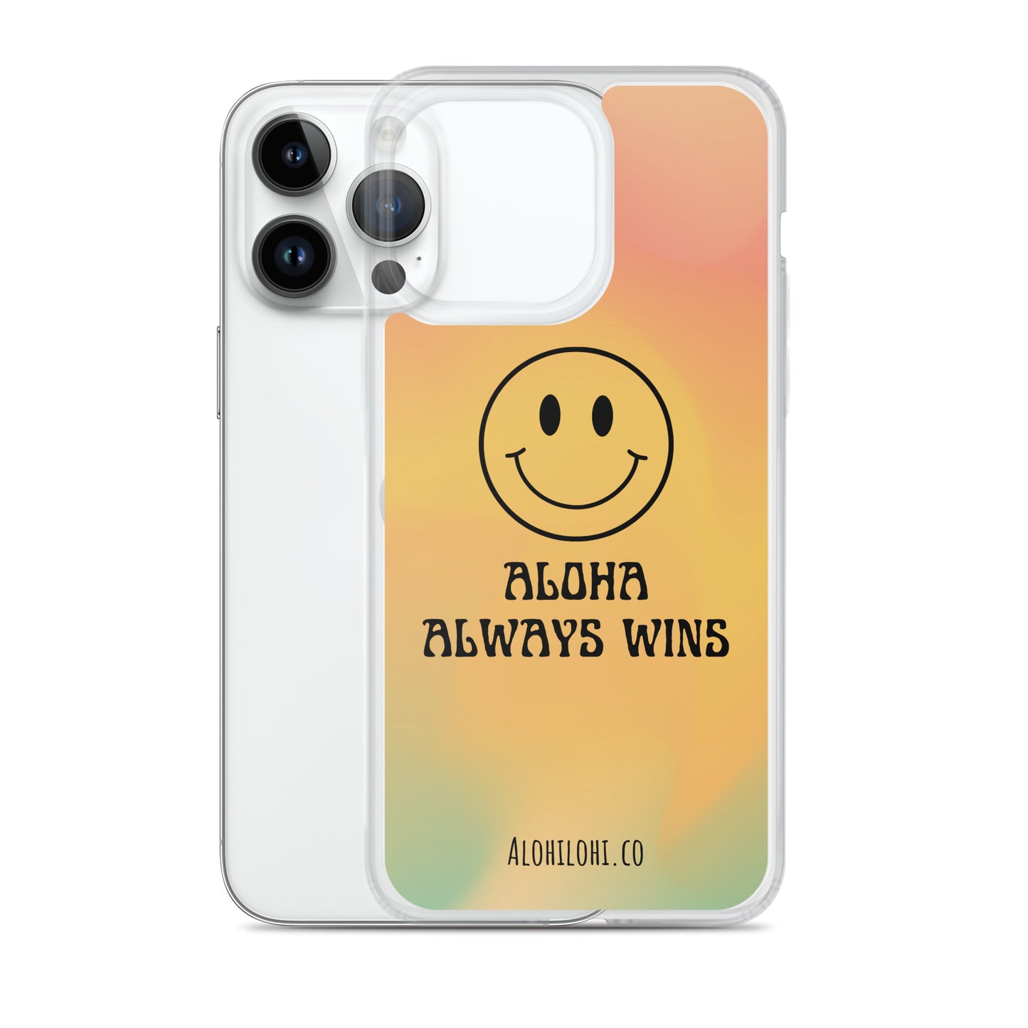 Aloha Always Wins (10) - Clear iPhone Case