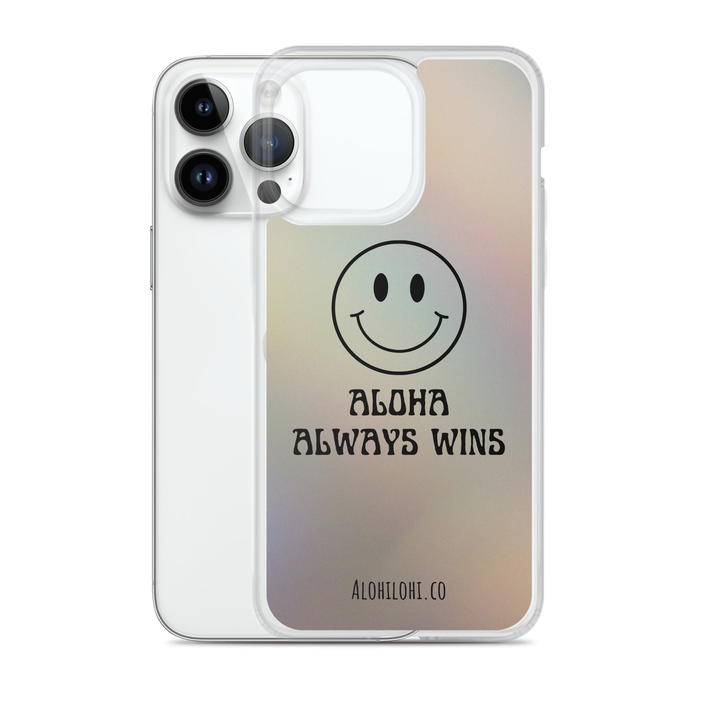 Aloha Always Wins (12) - Clear iPhone Case