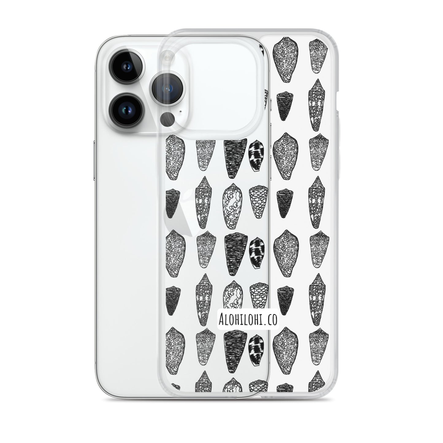 Pūpū (pattern) - Clear iPhone Case