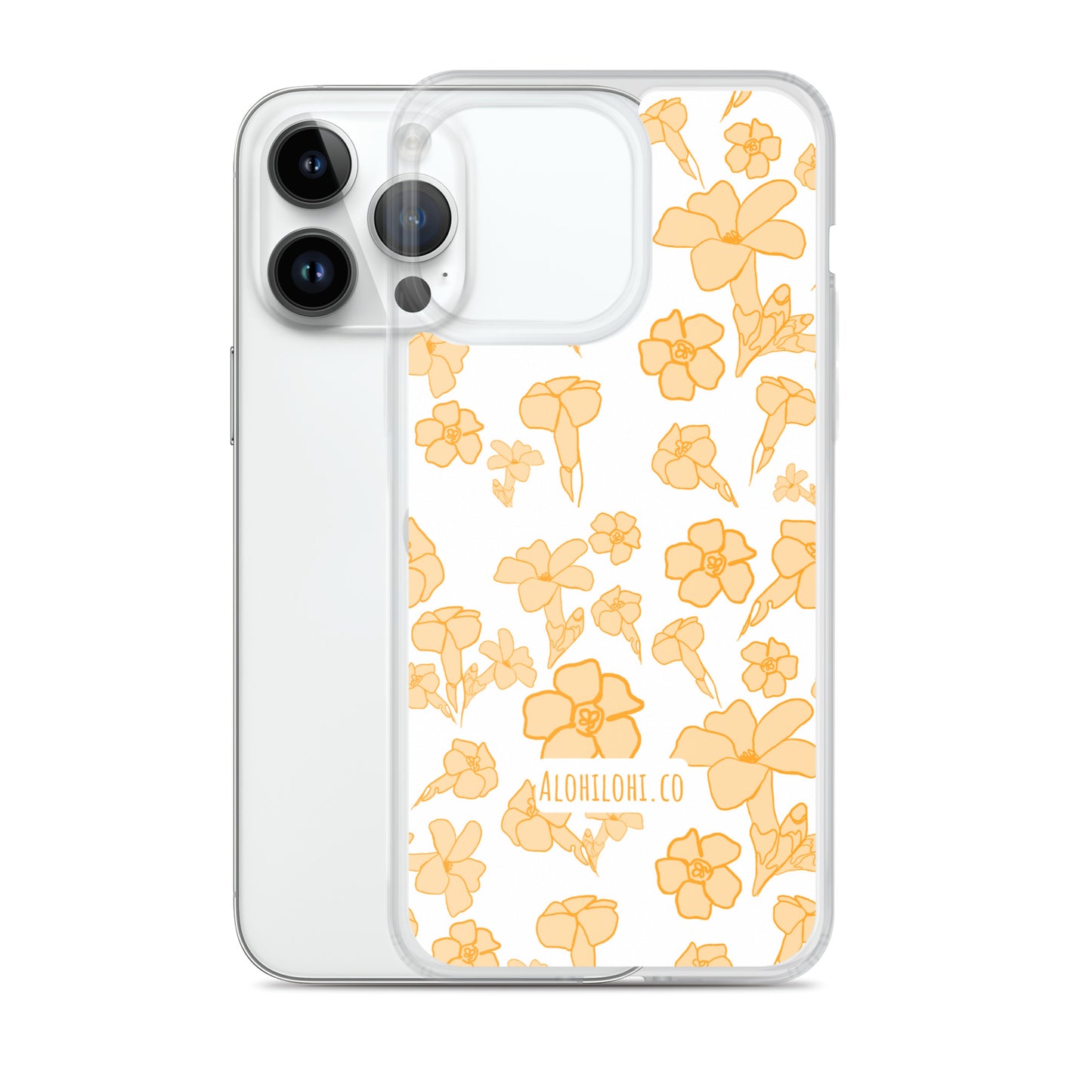 Pua Kenikeni on Keʻokeʻo - Clear iPhone Case