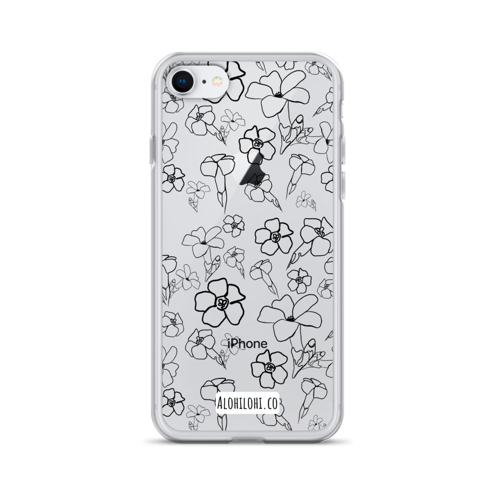 Pua Kenikeni - Clear iPhone Case