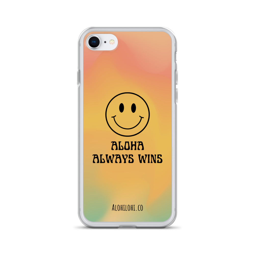 Aloha Always Wins (10) - Clear iPhone Case