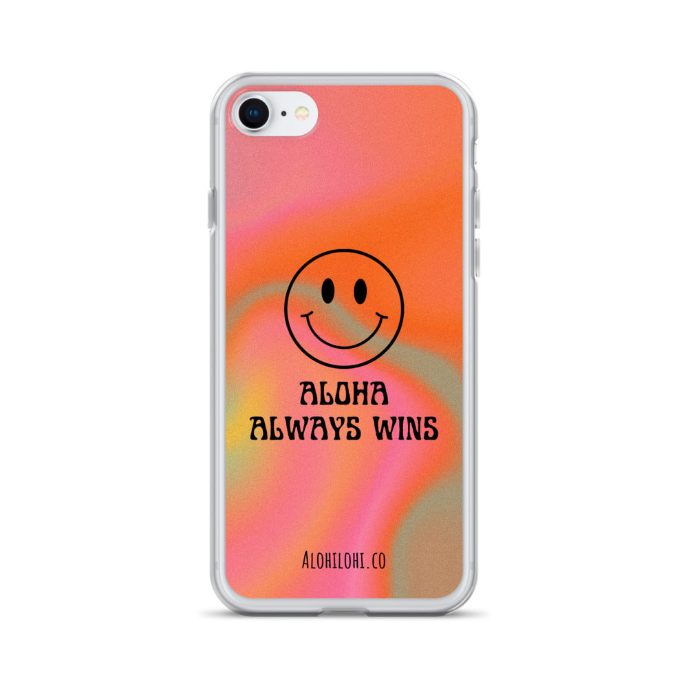 Aloha Always Wins (13) - Clear iPhone Case