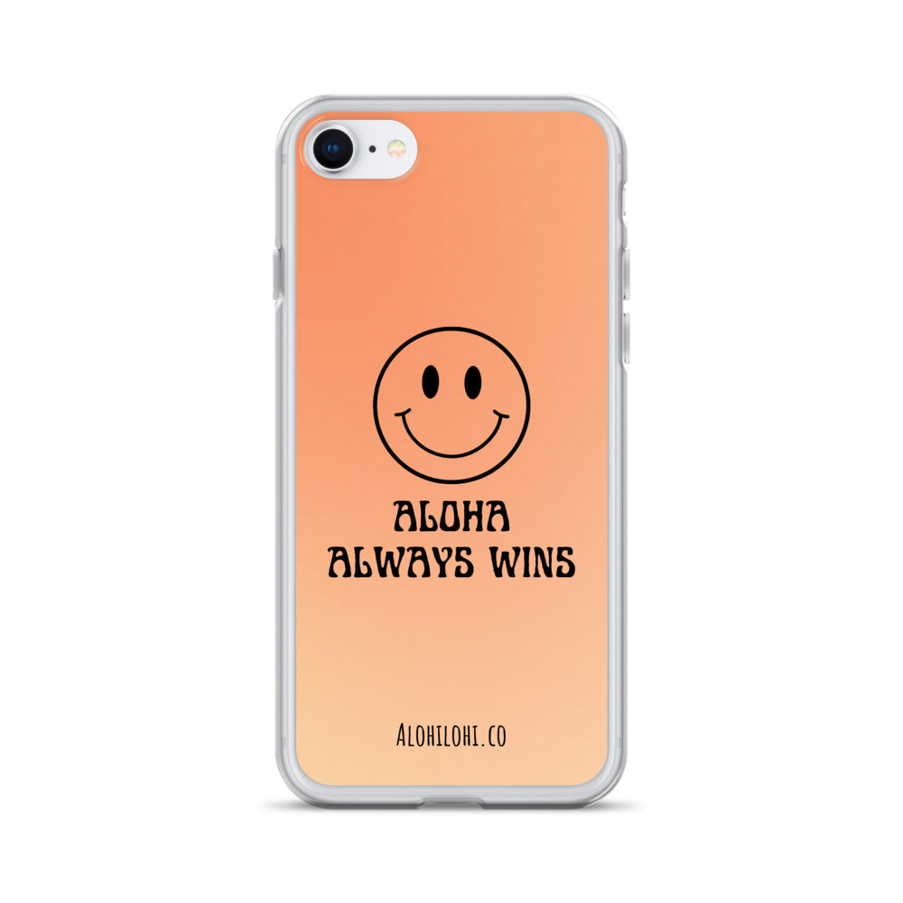 Aloha Always Wins (14) - Clear iPhone Case