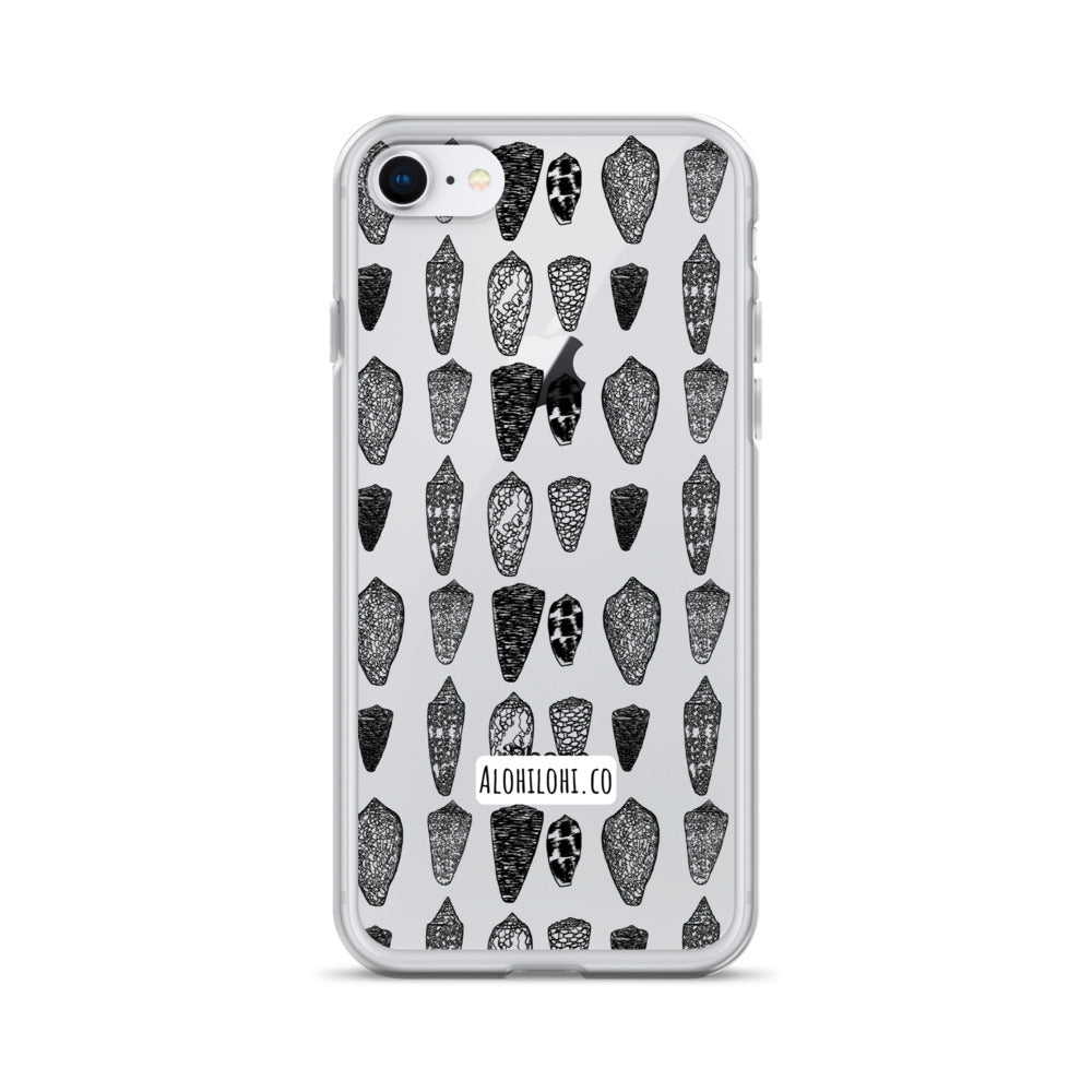 Pūpū (pattern) - Clear iPhone Case