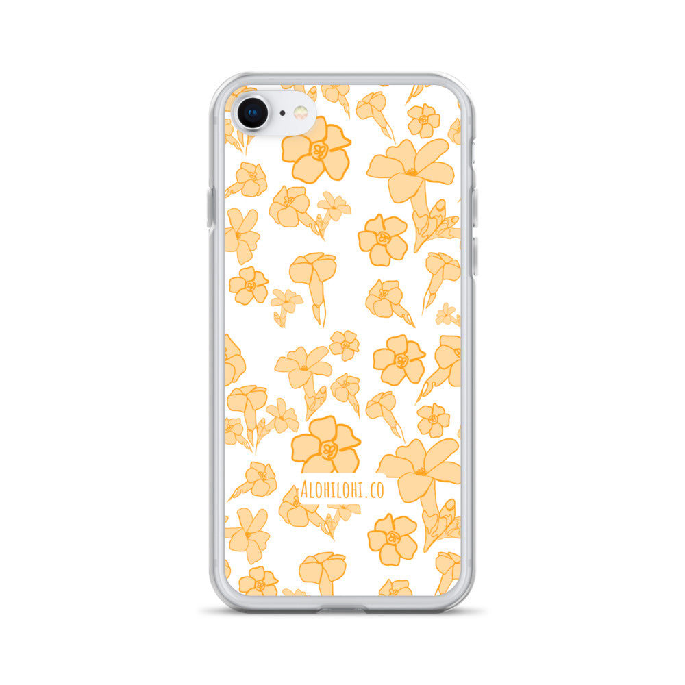 Pua Kenikeni on Keʻokeʻo - Clear iPhone Case