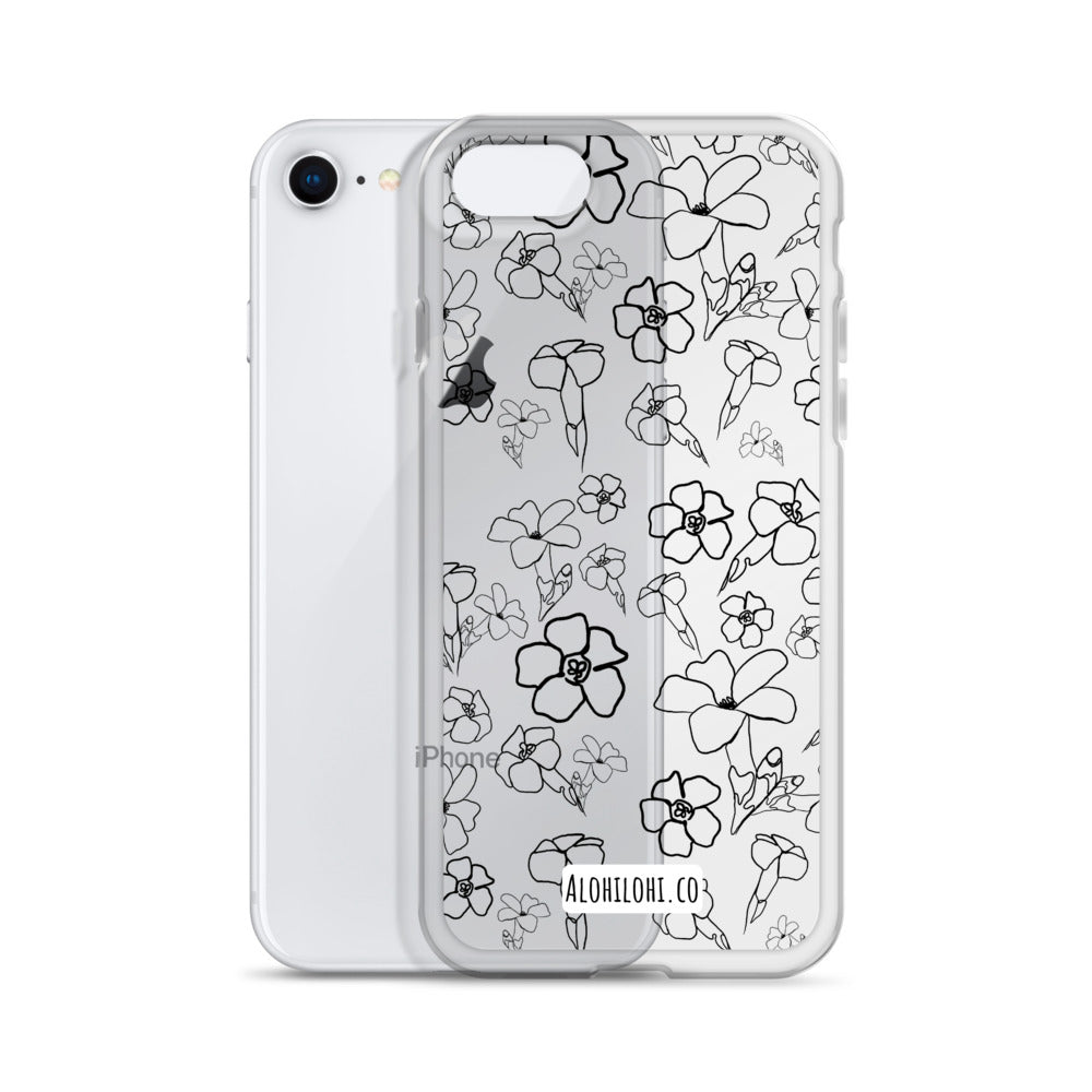 Pua Kenikeni - Clear iPhone Case