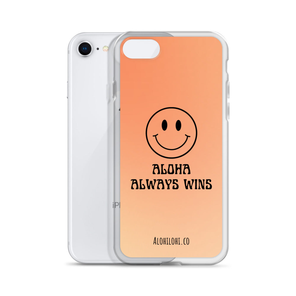 Aloha Always Wins (14) - Clear iPhone Case