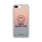 Aloha Always Wins (7) - Clear iPhone Case