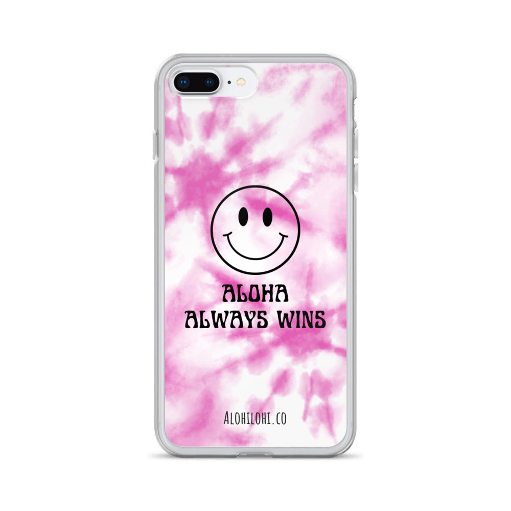 Aloha Always Wins (27) - Clear iPhone Case