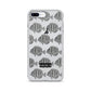 Manini (B&W) - Clear iPhone Case