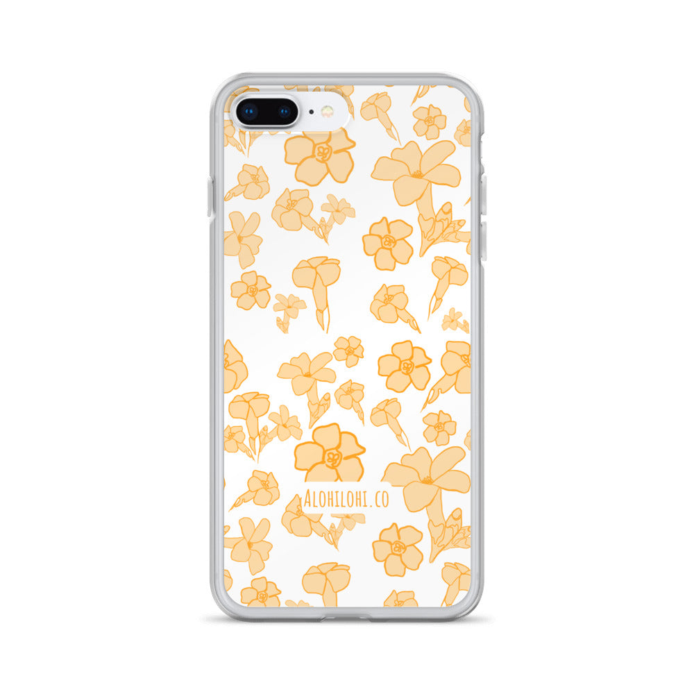 Pua Kenikeni on Keʻokeʻo - Clear iPhone Case