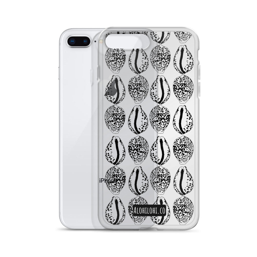 Leho (cowry shell) - Clear iPhone Case