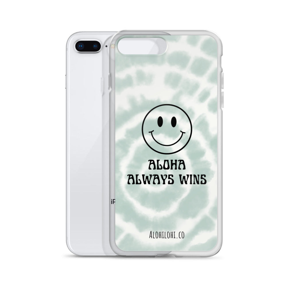 Aloha Always Wins (15) - Clear iPhone Case