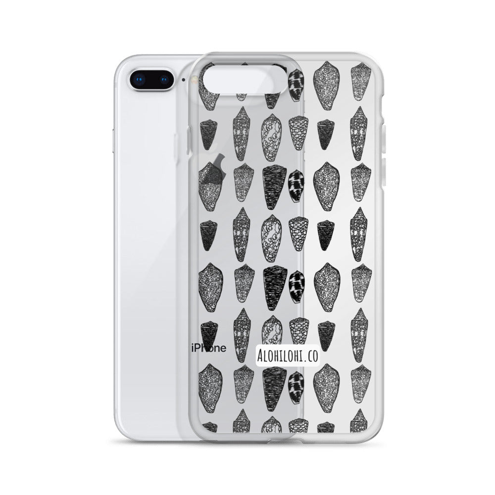 Pūpū (pattern) - Clear iPhone Case