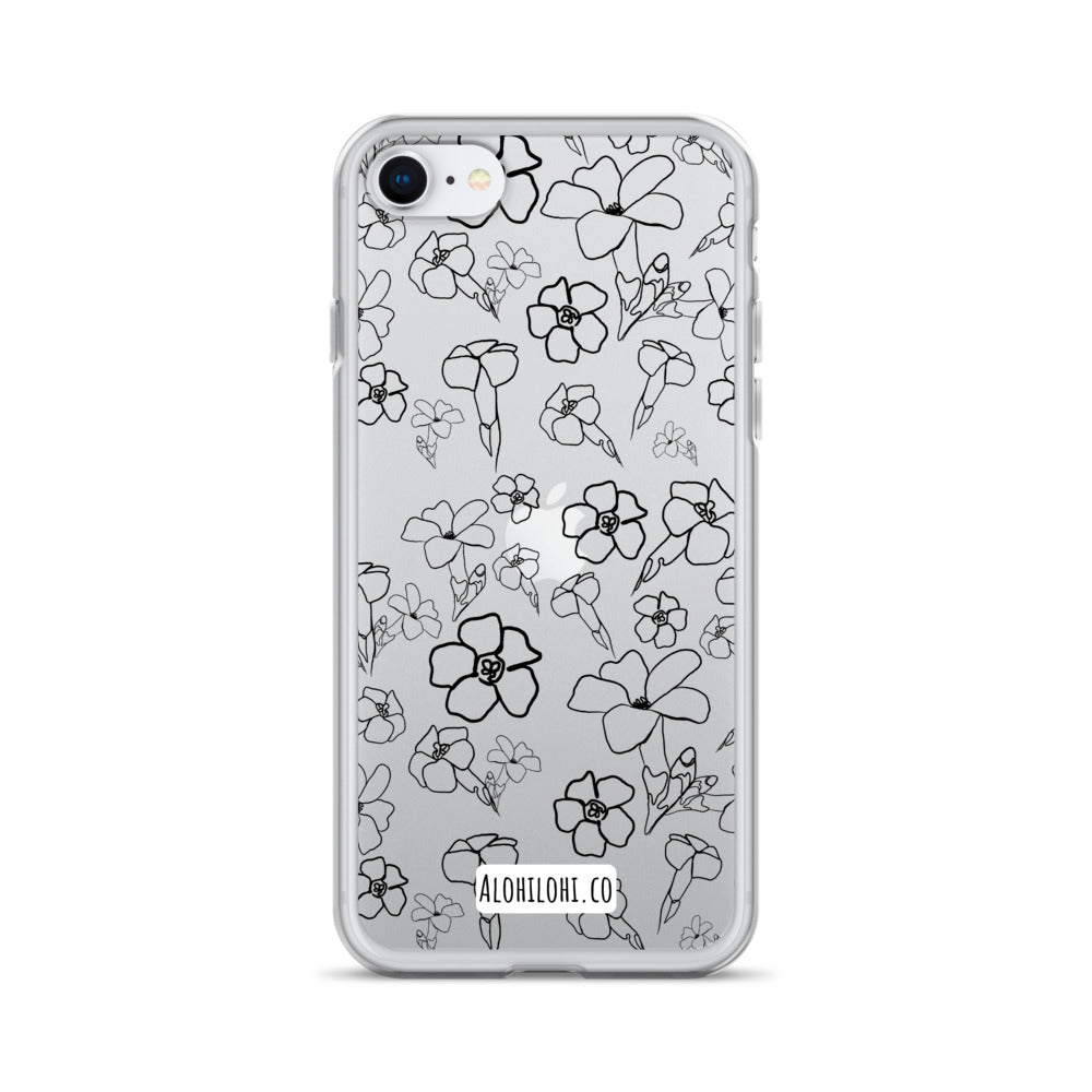 Pua Kenikeni - Clear iPhone Case