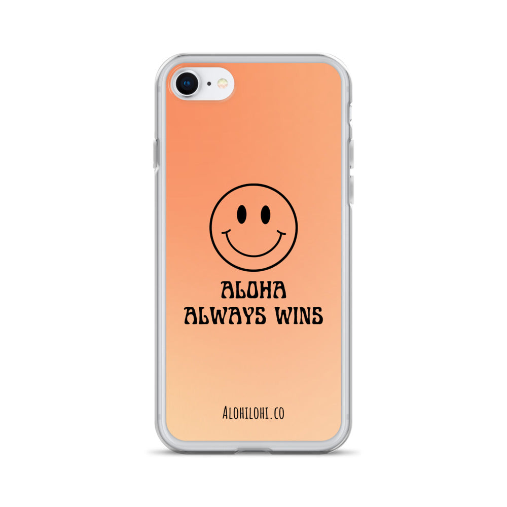 Aloha Always Wins (14) - Clear iPhone Case