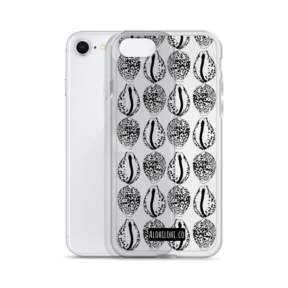 Leho (cowry shell) - Clear iPhone Case