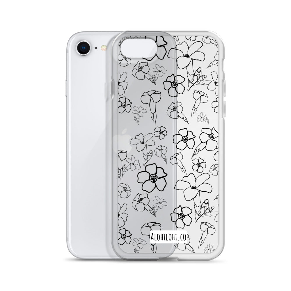 Pua Kenikeni - Clear iPhone Case