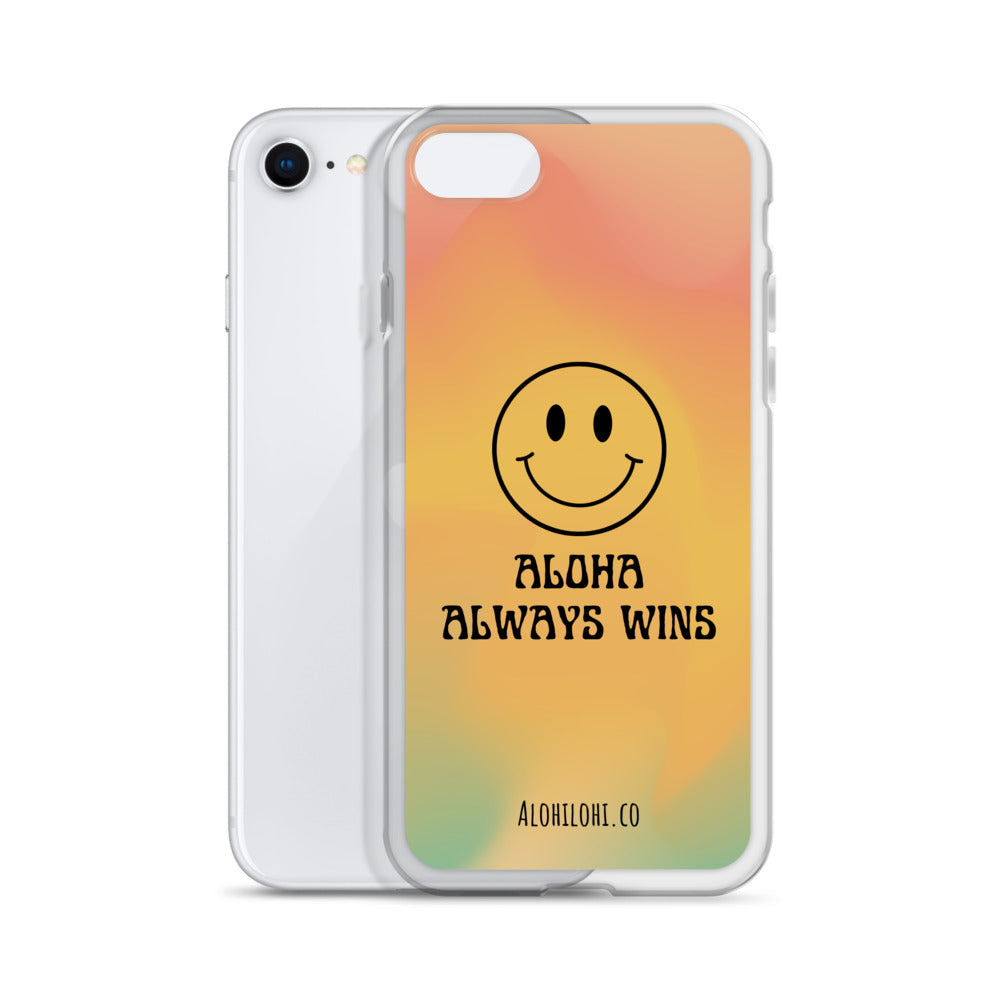 Aloha Always Wins (10) - Clear iPhone Case