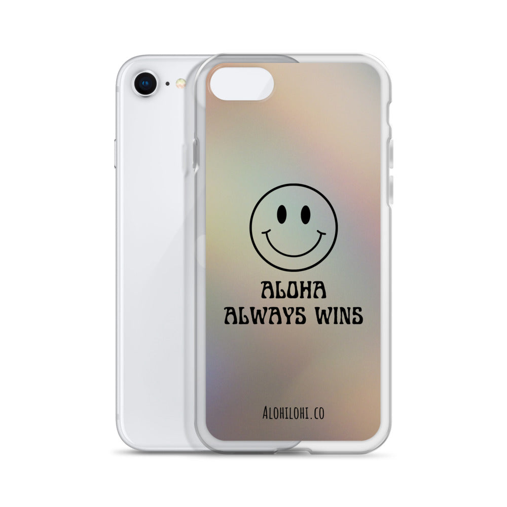 Aloha Always Wins (12) - Clear iPhone Case