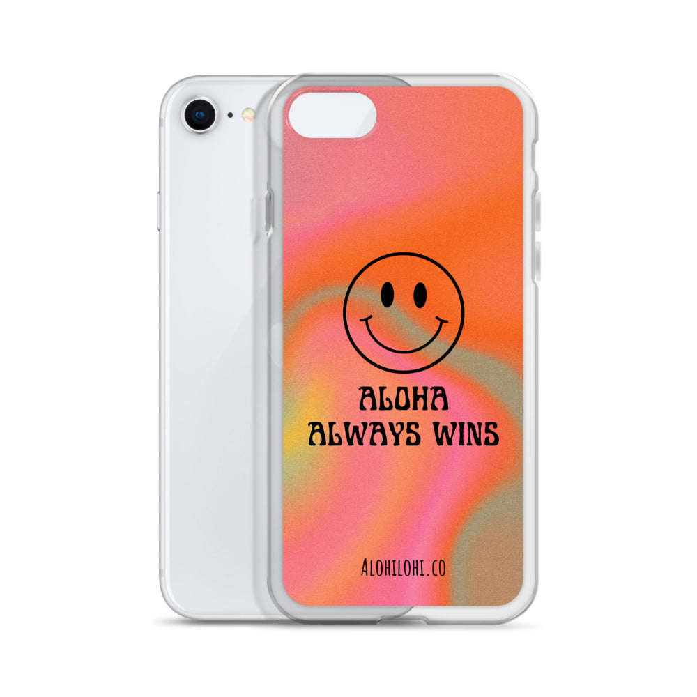 Aloha Always Wins (13) - Clear iPhone Case