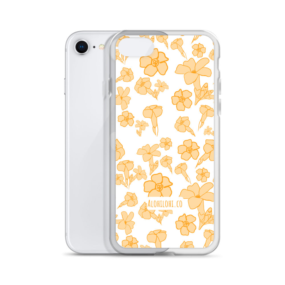 Pua Kenikeni on Keʻokeʻo - Clear iPhone Case