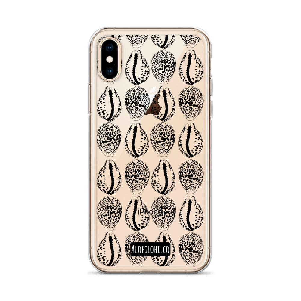 Leho (cowry shell) - Clear iPhone Case