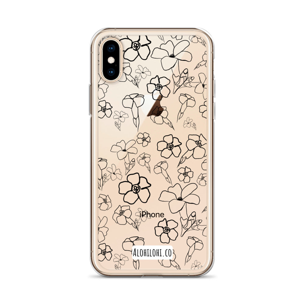 Pua Kenikeni - Clear iPhone Case