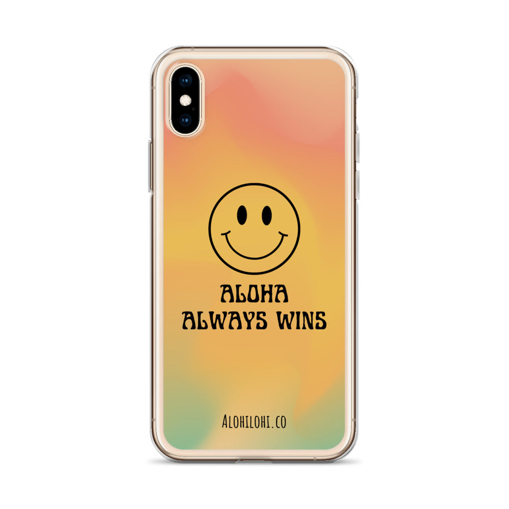 Aloha Always Wins (10) - Clear iPhone Case