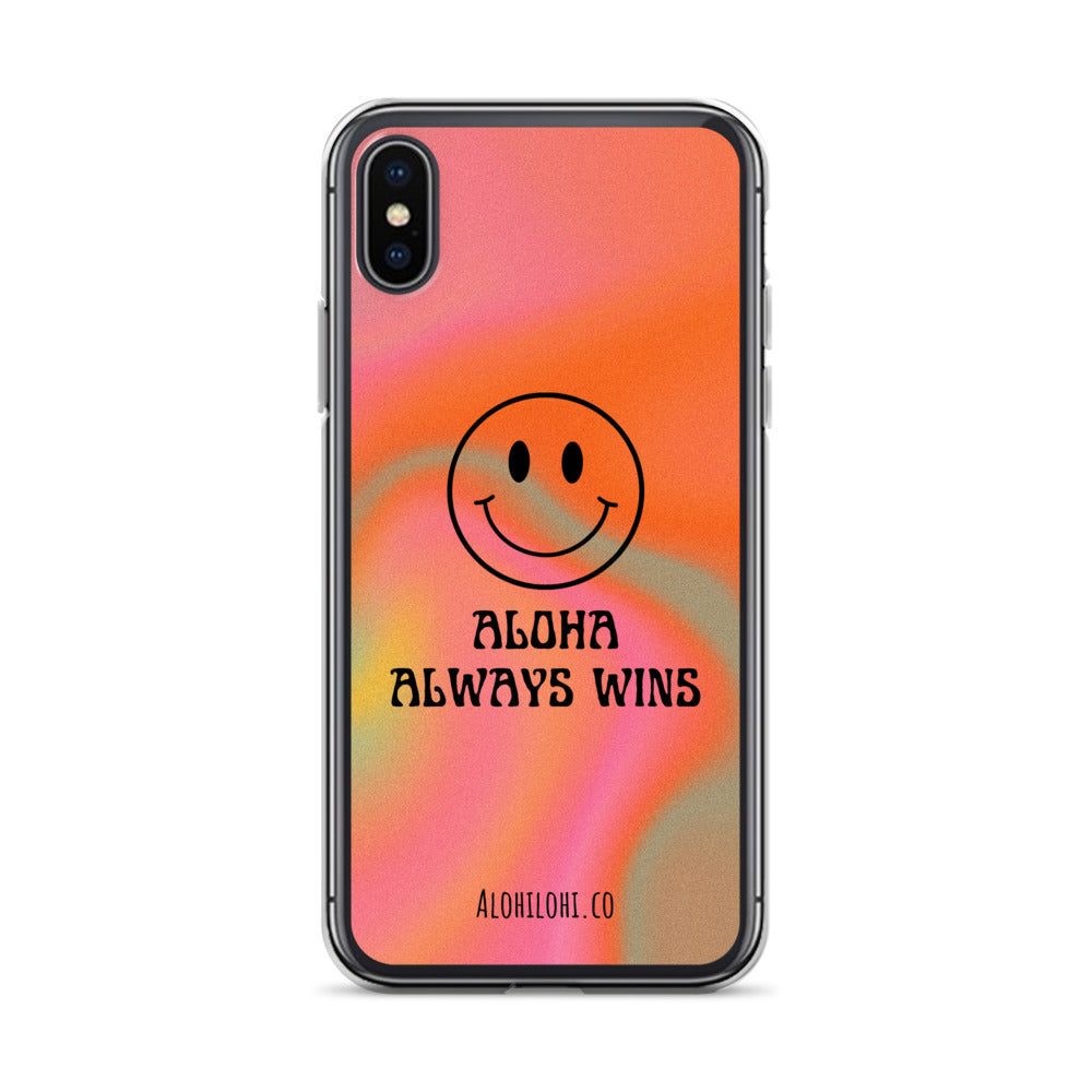 Aloha Always Wins (13) - Clear iPhone Case