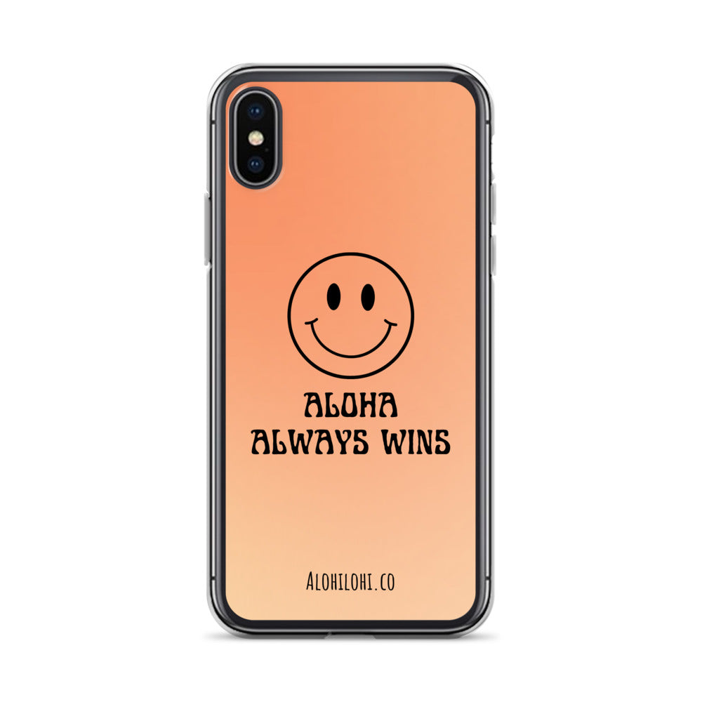 Aloha Always Wins (14) - Clear iPhone Case