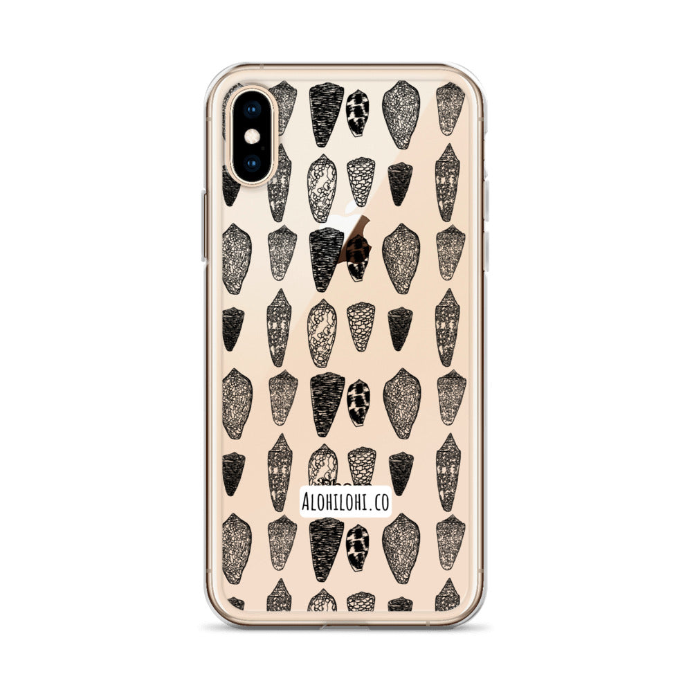 Pūpū (pattern) - Clear iPhone Case