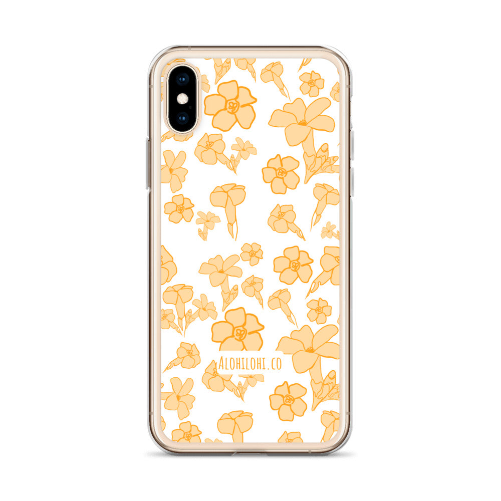 Pua Kenikeni on Keʻokeʻo - Clear iPhone Case