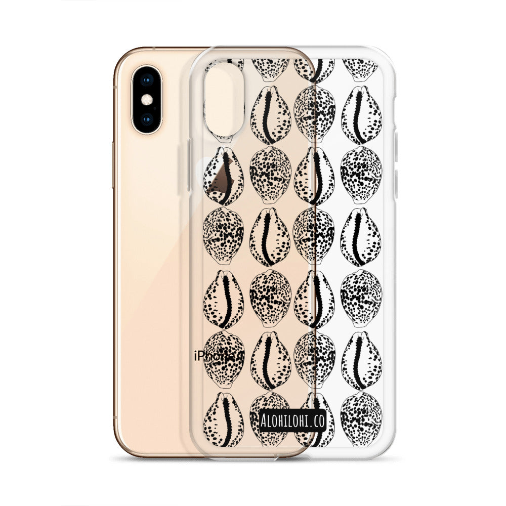 Leho (cowry shell) - Clear iPhone Case