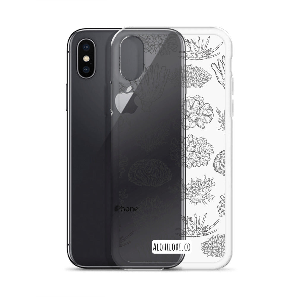 Corals - Clear iPhone Case