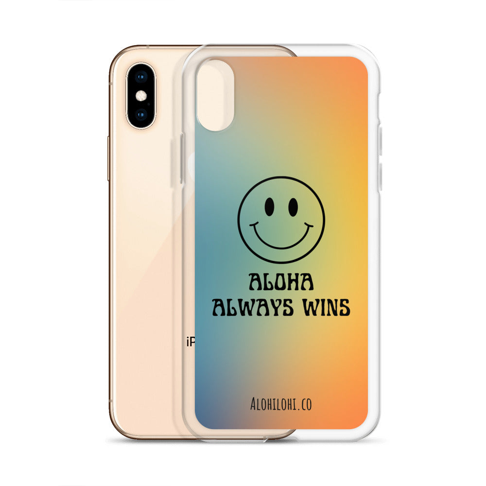 Aloha Always Wins (6) - Clear iPhone Case