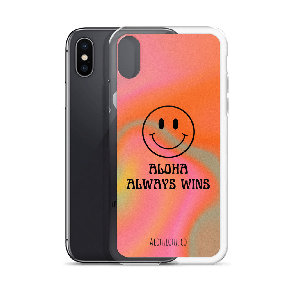 Aloha Always Wins (13) - Clear iPhone Case