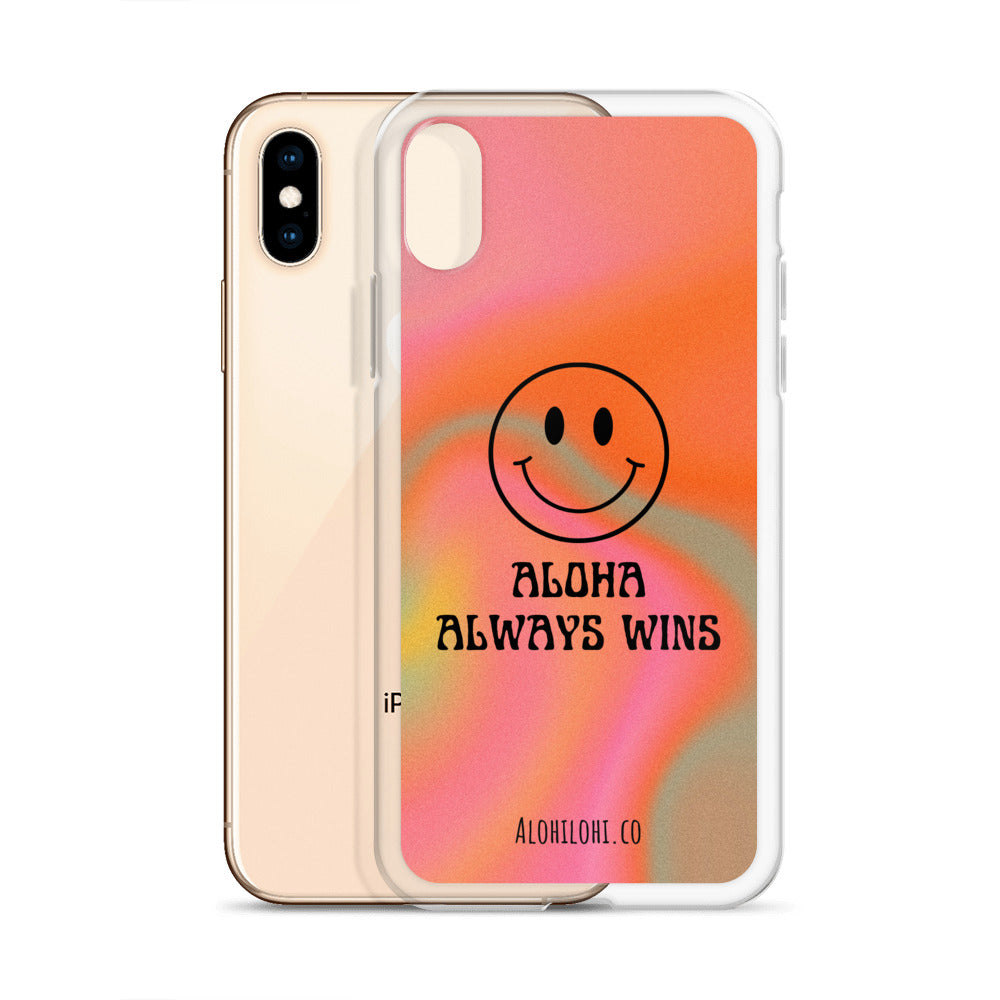 Aloha Always Wins (13) - Clear iPhone Case