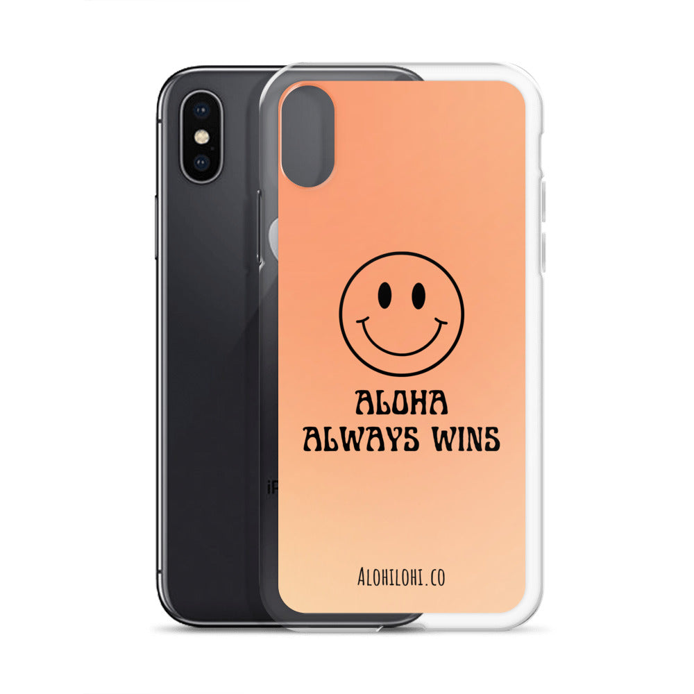 Aloha Always Wins (14) - Clear iPhone Case