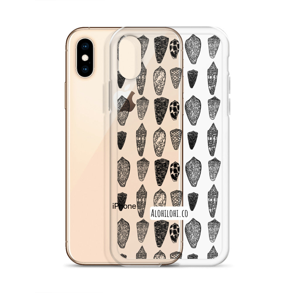 Pūpū (pattern) - Clear iPhone Case