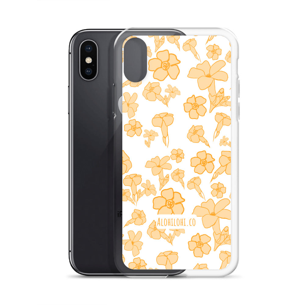 Pua Kenikeni on Keʻokeʻo - Clear iPhone Case